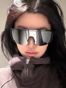 1 件户外滑雪镜、运动防护眼镜、女士骑行和登山防风眼镜 - 粉色 - 查看 7