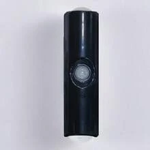 新款磁性壁灯可充电小夜灯智能运动传感器灯自粘式山坡双猫眼氛围灯适用于楼梯、室内、室外、阳台 - 1件裝壁燈黑色 - 查看 4