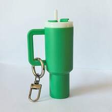 1pc/2pcs/3pcs/5pcs/8pcs Mini Insulated Cup Keychain Accessory, Cute Cup Key Pendant, Suitable For Women's Wallet, Handbag, Backpack, Mini Water Bottle, Street Style, Multi-Color, Keychain Pendant, Wallet Pendant, Cup, Bag Accessory - Multicolor - View 3