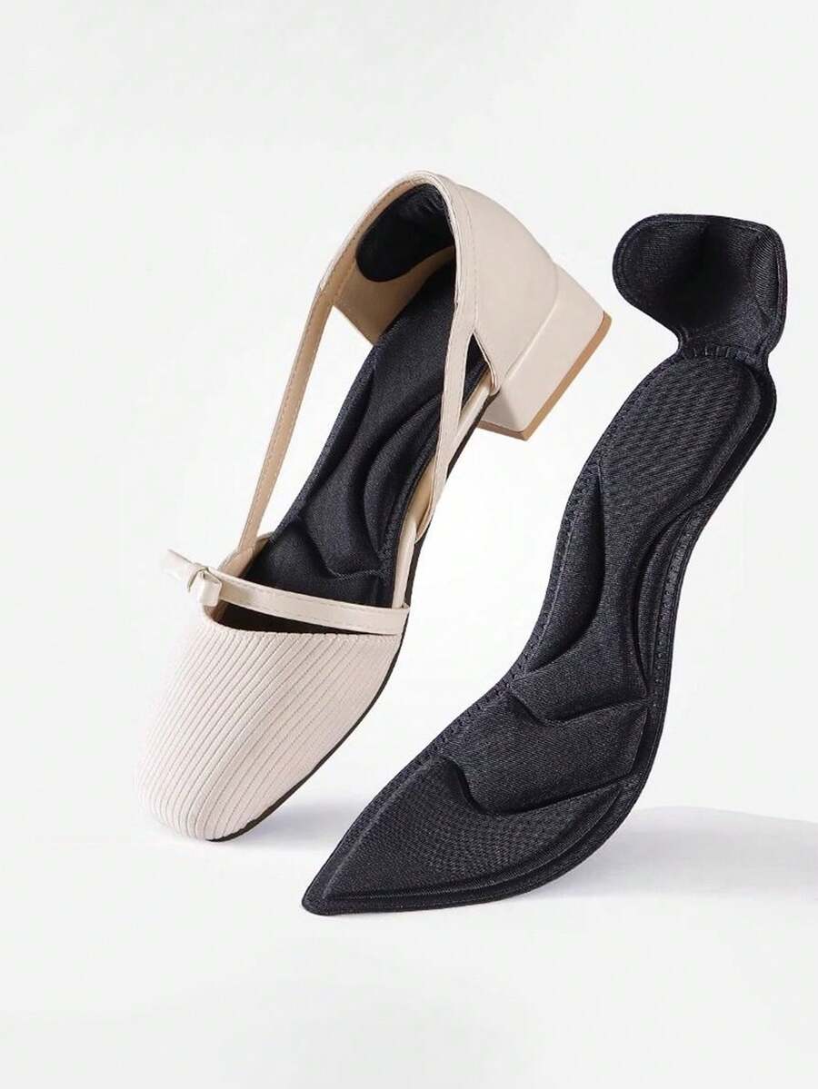 1 双女士 5D 缓震鞋垫，柔软、减震、吸湿排汗，舒适全长，适用于高跟鞋、运动鞋、休闲鞋，也是馈赠佳品。