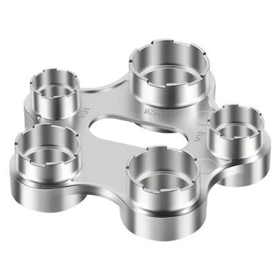 1/2Pcs Herramientas de Extracción de Aireadores de Grifo Llave Multifuncional Práctica Llave de Aireador de Grifo Herramientas Manuales para Baño Fregadero de Cocina