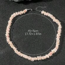 1件天然石情侣短项链，时尚百搭 - 石頭項鍊 - 查看 9