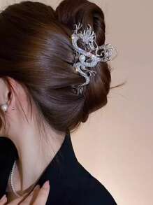 1 szt. Spinka do włosów w stylu chińskim z cyrkoniami i sztucznymi perłami w kształcie smoka, modna w stylu narodowym, uniwersalna, retro spinka do włosów, odpowiednia na chiński Nowy Rok, Walentynki, Dzień Matki, powrót do szkoły, Wielkanoc i inne święta. Spinki do włosów, spinka do włosów, spinki do włosów, spinka do włosów, spinka do włosów, spinka do włosów, spinka do włosów, jesienno-zimowe akcesoria do włosów dla kobiet, stroje wakacyjne.