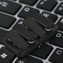 跷跷板推卡、金属弹卡、指尖按压、钢琴节拍器、指尖减压玩具、青少年减压玩具、桌面玩具 - 彩色 - 查看 5