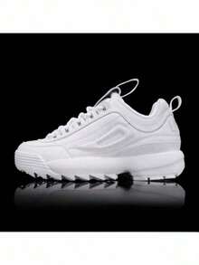 Disruptor Li2 Tractor-Shaped Sneakers For Men And Women, Sizes 26 To 40 - trắng - Xem 2