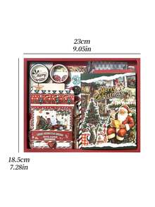 157 قطعة هدايا عيد الميلاد، مجموعة هدايا، هدايا متعددة الفئات، صندوق هدايا مختلط، صندوق أمنيات دافئة لعيد الميلاد، سلسلة عيد الميلاد، دفتر ملاحظات بغلاف صلب، لوح تذكير، ملصقات ورقية زخرفية، دفتر ورقي، دفتر ملاحظات للطلاب، صندوق هدايا متنوع. مثالي لديكورات القرطاسية ذات موضوع عيد الميلاد، مثالي للهدايا. ديكور المنزل ديكورات عيد الميلاد ديكور الغرفة الشتوي