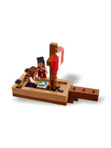 LEGO 海盜船航行組裝套裝 (21259) – 海盜船冒險，包含 2 個海盜、駱駝、烏賊和配件，適合 8 歲以上兒童的創意禮物，建築玩具，假期禮物 - 彩色 - 查看 4