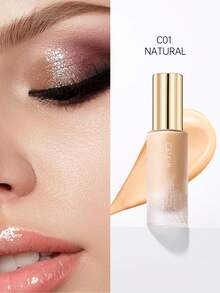 Fundación líquida CATKIN Dreamworld de cobertura ligera y media, tono marfil claro, de larga duración y de construcción, 30ml C01 Natural (control de aceite) - C01 Natural (Control de aceite) - Ver 2