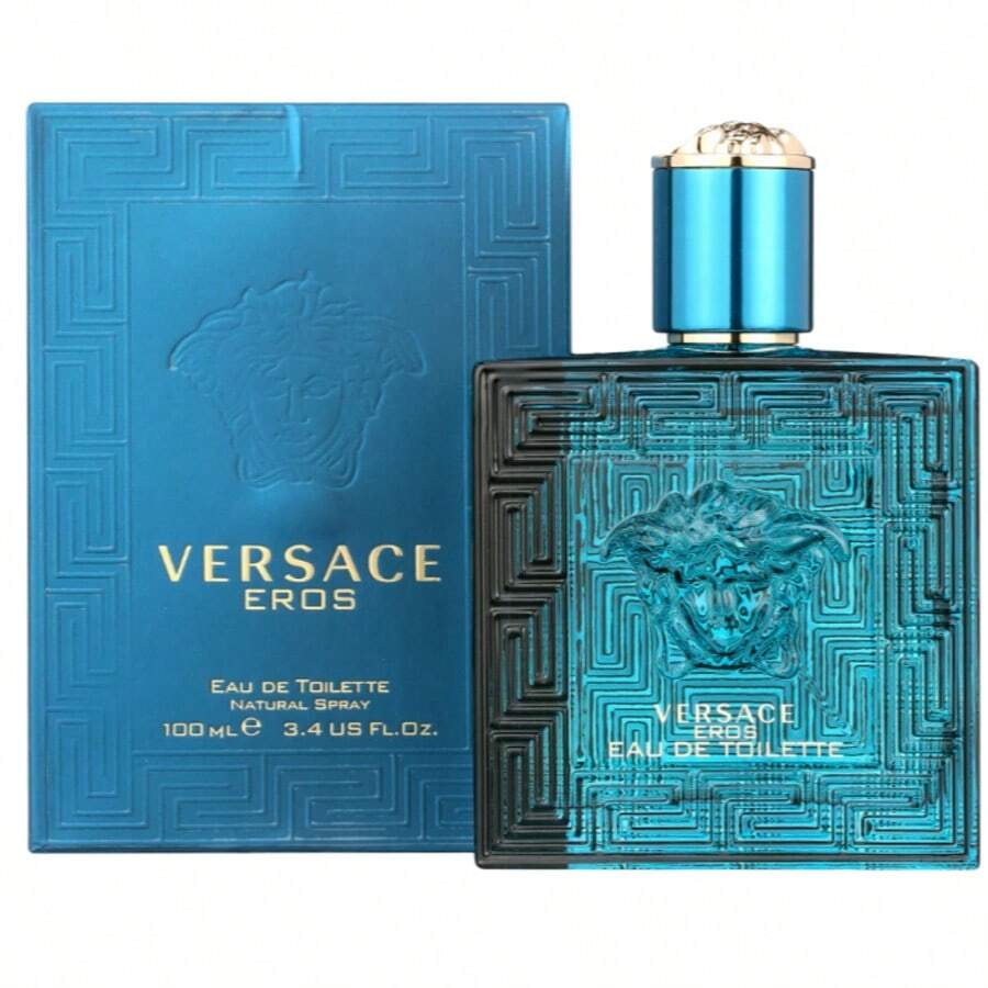 Versace Eros For Men Eau De Toilette Spray 3.4oz - 3.4盎司/100毫升 - 查看 1