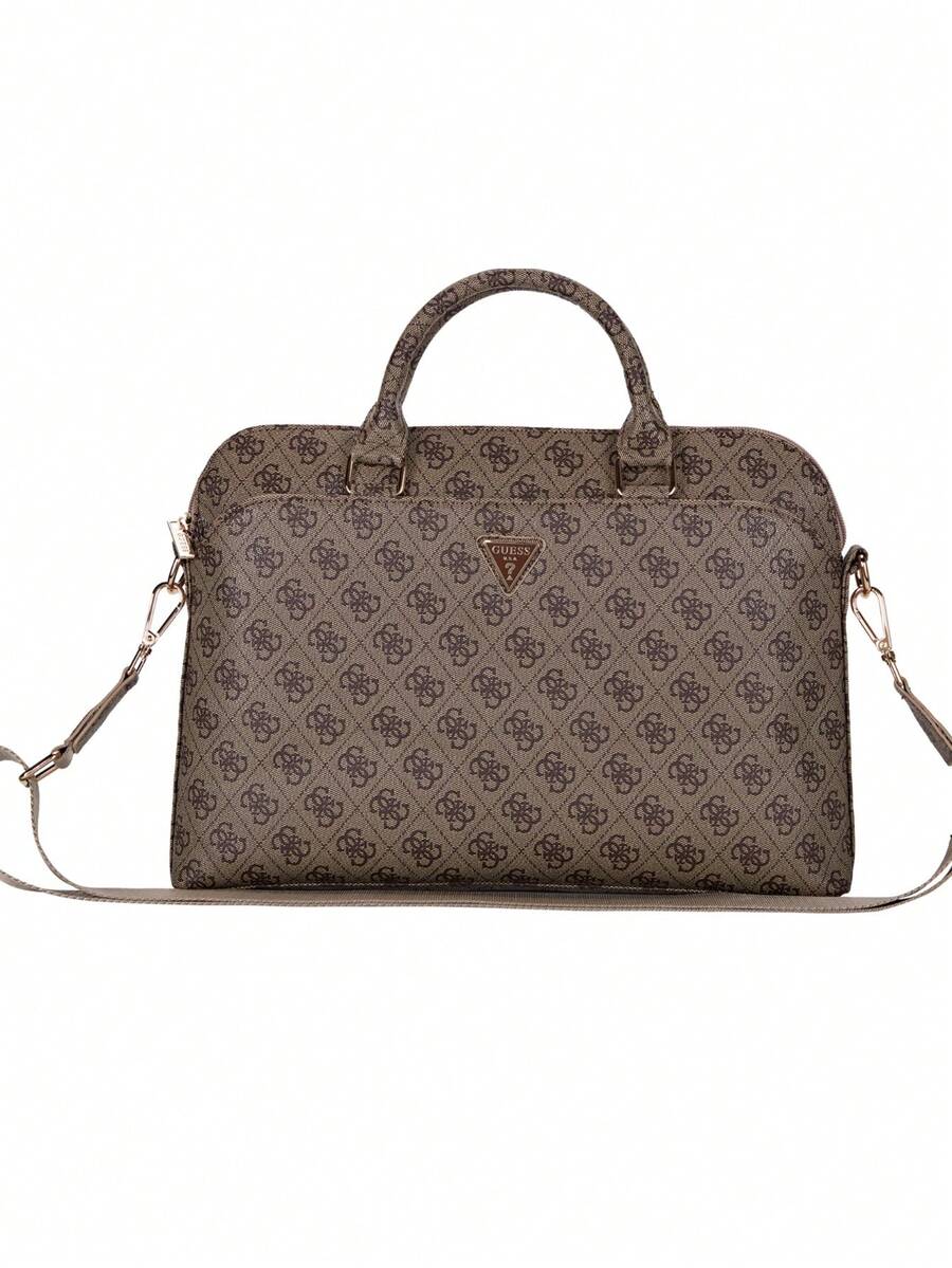 Original Guess 4g Logo Triangle 15 Portfolio - Coffee - Brown - View 1