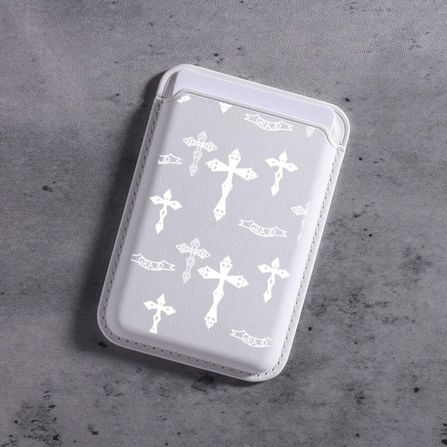 "Stand Out With Cross - Printed Card Cases: Fashion Meets Function For Trendsetters" - White - View 1