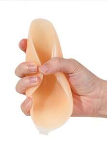 New Silicone Lift Invisible Bra With Straps, Enhances Cleavage - Apricot - View 4