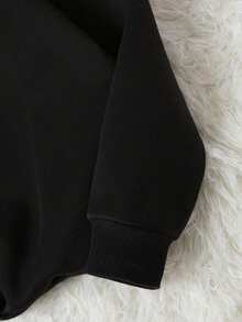 Autumn And Winter, Thickened Sweatshirts Customized Women's Sweatshirt Customization - Add Your Text, Christmas Gifts, Thanksgiving Gifts - Add Your Own Text (Slogan/Meme/Name/Company Logo/Nickname/Famous Saying/Funny Sentence/Personal Name/Number) Choose Your Favorite Color And Font, Design Your Own Print Personalized Long Sleeve,