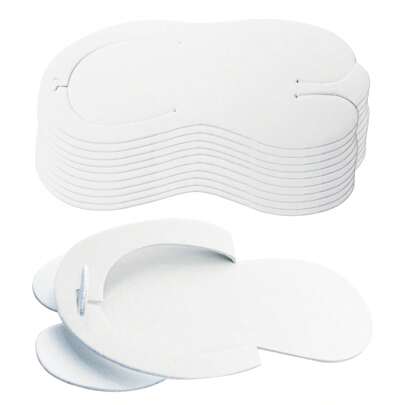 Arte Seducao Kit 100 Unidades Chinelo Descartável EVA Branco Pedicure Spa Chinelos Descartáveis 50 Pares Hotel Clínica Estética Podologia Pés