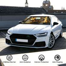 1pc Cute Corgi Driving Car Sun Visor, Interesting Car Accessory Design, Car Interior UV Protection Sunshade, Easy Installation, Suitable For Various Car Models, Provides Heat Insulation And Privacy Protection, Keeps Your Car Cool, Foldable For Easy Storage