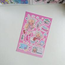 Nhãn dán nhân vật hoạt hình dễ thương, Thiết kế hoạt hình nhiều nhân vật, Nhãn dán trang trí tự dính, Nhãn dán hoạt hình tự dính tự làm, Thích hợp để trang trí sổ lưu niệm, Album, Hành lý/Máy tính xách tay/Ván trượt/Đàn ghi-ta/Tủ lạnh/Mũ bảo hiểm/Lịch, Làm quà tặng sinh nhật và ngày lễ - Nhiều màu - Xem 6