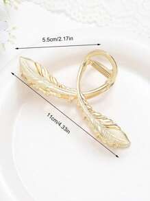 1 buc Clamă de păr metalică de dimensiuni mari - 4,33 inci (aproximativ 11 cm) Clamă de păr argintie, potrivită pentru femei cu păr subțire, prindere perfectă pentru părul gros și putere de fixare puternică, accesoriu de păr la modă pentru femei. Fundă, Piesă de păr aurie, Gheare de păr, Cleme de păr, Cleme de păr, Clemă de păr, Clemă de păr, Prindere de păr, Accesorii de păr de toamnă și iarnă pentru femei, pentru ținute de vacanță.