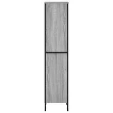 Bücherregal Grau Sonoma 50x31x137, 5 cm Holzwerkstoff - Grau - Übersicht 4