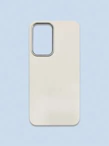 极简时尚白色、灰色、黑色仿皮纹理手机壳，防指纹、防水、防汗，超薄柔软触感，手机保护套，兼容三星、 17 Pro Max、13/14/15/16/16 Plus/16 Pro Max - 白色 - 查看 57