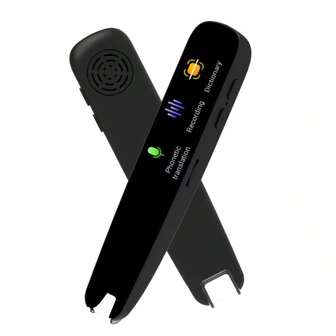 Traductor de voz inteligente de 137 idiomas, proporciona traducción instantánea en tiempo real y muestra los resultados de traducción de la aplicación, compatible con la mayoría de los teléfonos Android e iOS.