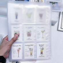 288 槽透明大容量卡片相册，3 英寸迷你相册，9 格展示，毕业礼物，家居装饰，耐用存储整理器，相册 | 矩形相册 | 透明结构 - 彩色 - 查看 9