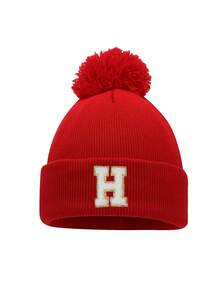 1 pieza Gorro de bebé recién nacido de 26 letras tejido, gorro de invierno y primavera para niños, gorro para niños, accesorios para bebés, gorros elásticos para niños