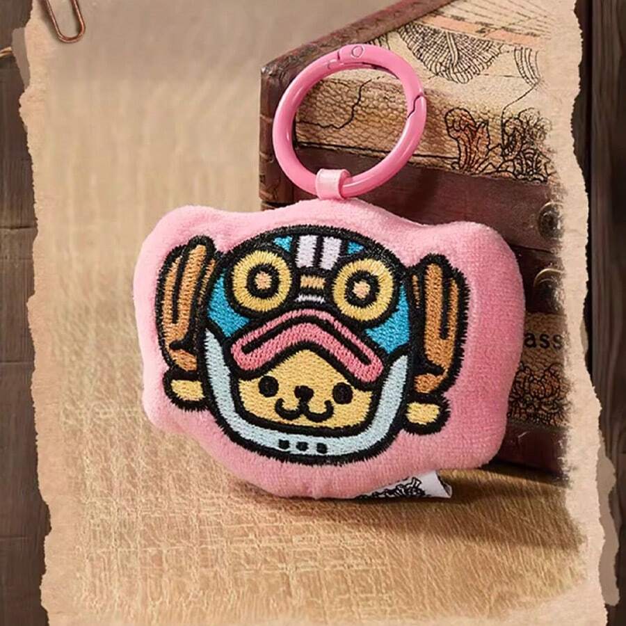 Miniso 1 pieza Muñeco de peluche colgante con diseño de cabeza grande en versión Q de Tony Tony Chopper de la serie One Piece. El diseño de cabeza grande en versión Q resalta completamente la ternura de Tony Tony Chopper.