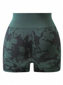 1件装女士塑身短裤，收腹提臀，束腰内裤 - 軍綠色 - 查看 8