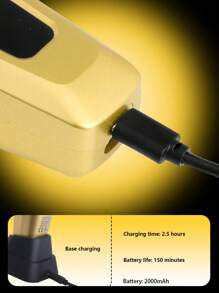 Kemei 1pc KM-90-4 Men's Electric Hair Clipper Professional Haircut Set, Cordless Hair Trimmer With Charging Base - Multicolor - View 6