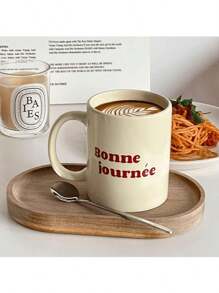 1 件时尚 INS 风格樱桃陶瓷咖啡杯，适合作为朋友生日/周年纪念日/节日/圣诞节的激励礼物，也适合派对和创意礼物，可用作咖啡杯、早餐杯、奶茶杯、马克杯、情侣杯、牛奶杯等。