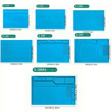 1 件耐热绝缘硅胶焊接垫、电子维修工作站垫、手机防静电垫、电子爱好者必备工具、枪式烙铁、工作台、手机、笔记本电脑、平板电脑、个人电脑、相机维修工具
