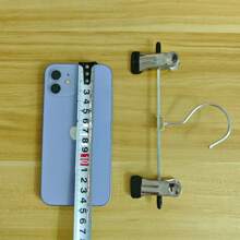 10 Pieces Set Of Multifunctional Clips, Adjustable Clips, Non Slip , Brushed Metal Pants Clip, Portable Shoe Drying Clip, For Use In Clothing Stores And Households, Traceless Clip