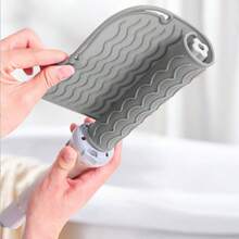 1pc Flat Iron Silicone Mat And Travel Case For Hair Tools Portable Silicone Heat Resistant Mat Hair Straightener Curler Insulation Pad Non-Slip Anti Heat Mat Hair Styling Tool For Travel - Multicolor - View 12