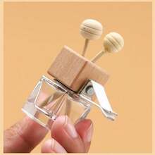 10 piezas Ambientador de coche de uso múltiple, botella de ambientador de decoración colgante, botella de vidrio vacía para montar en el coche, ambientador para coche, apto para coches, dormitorios, salas de estar, baños, balcones, armarios y otros lugares, necesidades perfectas para la decoración del hogar - Multicolor - Ver 2