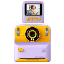 儿童即时打印相机，1080P 高清视频录制，适合幼儿的高清数码摄像机，数码变焦，适合 4 5 6 7 8 9 10 岁女孩的便携式玩具，适合 3-12 岁男孩和女孩的圣诞节生日礼物 - 彩色 - 查看 22