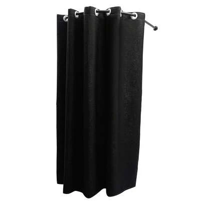 U-Shaped Clothing Store Fitting Room Wall-Mounted Changing Room Portable Dressing Room Rooms Modern Privacy Curtains For Privacy Protection And Room Divider (Black), JJOUAY-00-1 A Nice Gift For Family&Friend Bathroom Decor