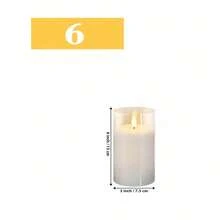 3pcs Decorative Lights, LED Atmosphere Night Lights, White Candle Lights With Remote Control, For Home Decor, Party Decor, Birthday Party, Outdoor Decor, Wedding Decor, Bedroom, Study, Reading Room, School, Restaurant, Bar, Cafe, Suitable For Halloween, Thanksgiving, Christmas, Valentine's Day, Mother's Day, Father's Day, Can Be Used As Holiday Gifts, Birthday Gifts, Wedding Gifts