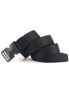 1 Pack New Tactical Belt, Quick Release Casual Utility Belt, Multifunctional Nylon Belt For Outdoor Mountaineering And Training, Nylon Mesh Work Belt With Heavy Duty Quick Release Buckle.(Due To Lighting And Angle During Photography, The Actual Product May Have Slight Color Differences Compared To The Images.)