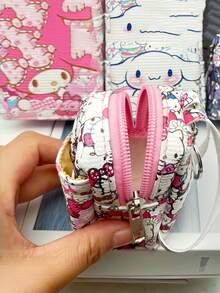 حقيبة عملة بطراز سانريو، حقيبة سلسلة مفاتيح، حافظة سماعات الرأس، حقيبة ظهر صغيرة