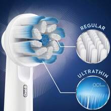 Sensi Clean Refill Heads 4 Pack Designed For Sensitive Teeth And Gums, Gentle Yet Effective Cleaning Compatible With All Oral-B Rechargeable Electric Toothbrushes - White - View 4
