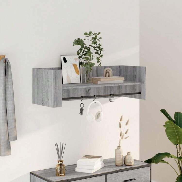 Floating Shelves For Wall - Xám - Xem 1