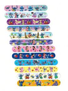 12pcs Stitch Party Slap Bracelets, Party Favors - Multicolor - View 7
