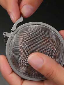 1pc Stainless Steel Spice Strainer Ball,Stainless Steel Seasoning Ball, Household Tea Ball - Multicolor - View 5