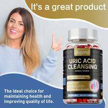 Uric Acid Cleansing - Helps Balance The Kidneys, Relieve Uric Acid, Enhance Immunity, And Promote Joint And Urinary Tract Health - 120pcs - 一瓶 - 試用階段 - 查看 4