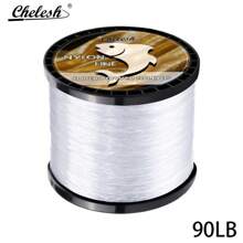 chelesh 546yds, 328yds Monofilament Nylon Fishing Line, Transparent Invisible Absorbent, Abrasion Resistant Nylon Line, Diameter 0.52mm-1.0mm, Strength 35LB-150LB, Suitable For Freshwater, Saltwater, Sea Fishing, Ideal For Long Distance Casting And Braiding Nets, Also Can Be Used For Invisible String, Beading, Strong Monofilament, Hanging Handmade DIY Decorations And Crafts.