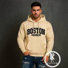 Boston Sweatshirt Cold Weather Jacket Printed Jacket Various Colors Premium Line Immediate Shipping - Baby Pink - View 3