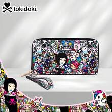 Official Licensed Tokidoki Wallet With Wristlet Tokidoki PU Leather RFID Blocking Credit Card Holder Tokidoki Large Capacity Zipper Phone Wallet - Multicolor - View 1