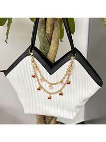 Ciondolo a forma di ciliegia - Accessorio decorativo in metallo per borse, con ciliegie rosa e rosse, per borse a mano, borse a tracolla e borse a spalla - Rosa/Viola/Rosso, ciondoli per borse, catena per borse a tracolla da donna, pendente per portafogli, sostituzione braccialetto alla moda e carino con ciondolo a forma di ciliegia 3D, accessorio pendente per borse