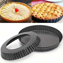 Non-Stick, Removable Bottom Pizza Pan, Cake Baking Pan, Round Cake Baking Mold, Suitable For Making Cheese Pie Desserts, Removable Baking Pan. - Multicolor - View 6