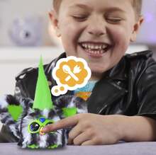 Furby Furblets Bub- 迷你朋友，45+ 声音和音乐，仅会说话，Furbish，电子毛绒玩具，粉色和白色，适合 6 岁以上儿童开学礼物 - MAY-MAY&GREENIE-MEANIE - 查看 6